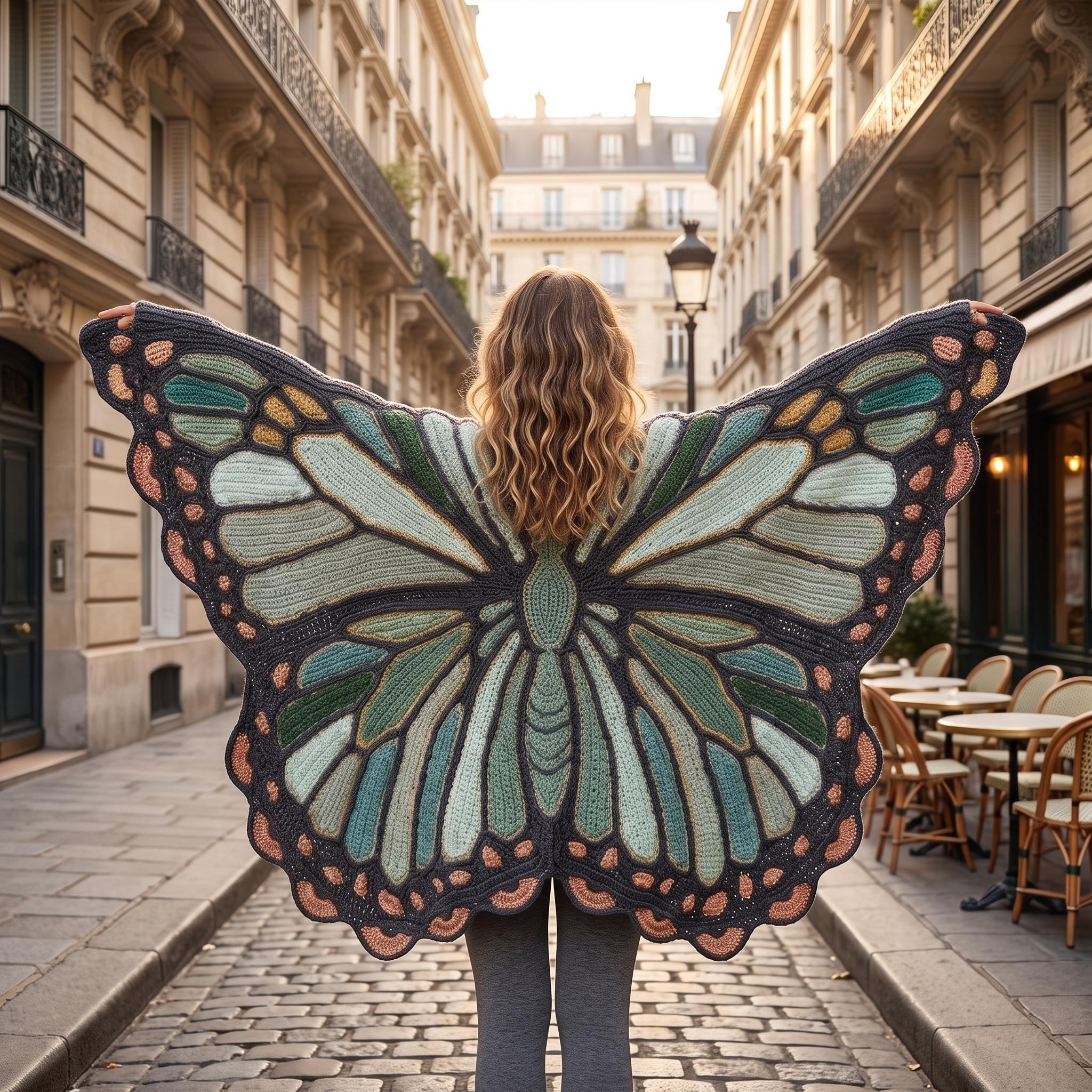 Butterfly Crochet Cardigan thumbnail 2