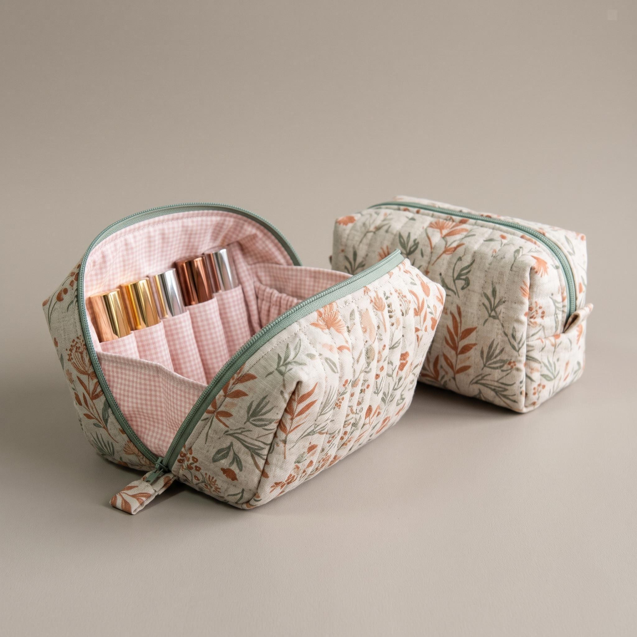 Clamshell Cosmetic Pouch