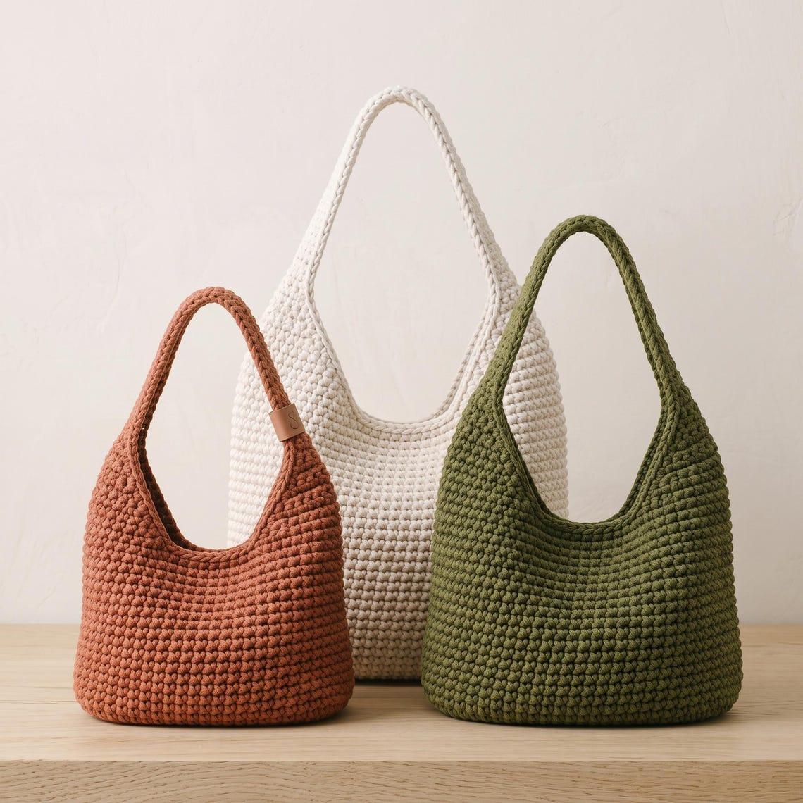 Crochet Hobo Bag thumbnail 2