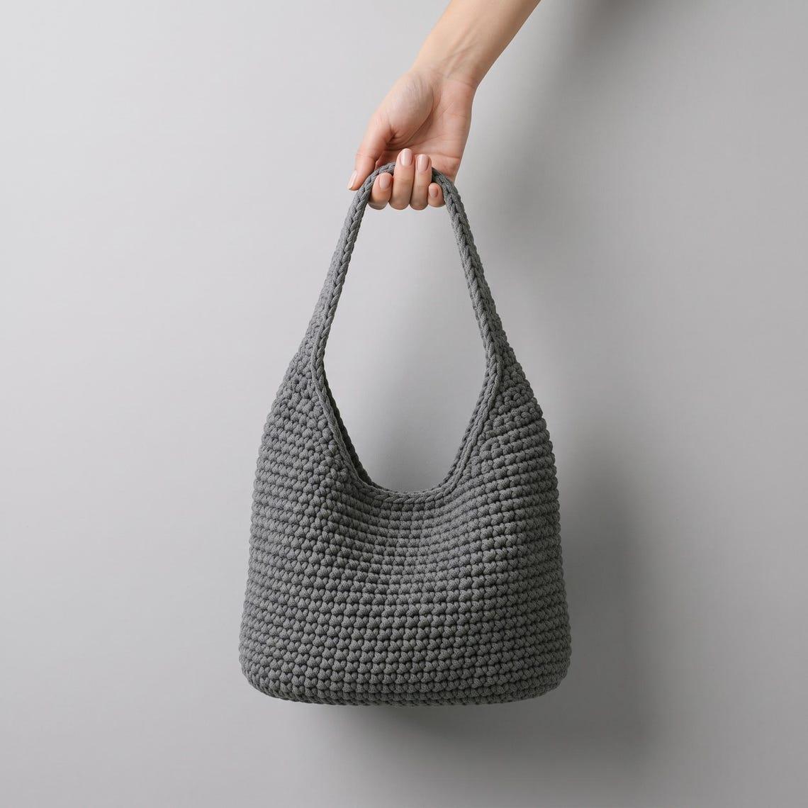 Crochet Hobo Bag thumbnail 3