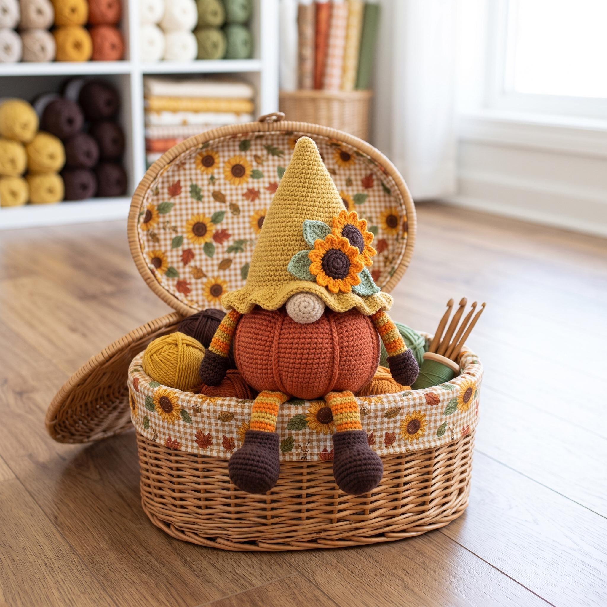 Crochet Pumpkin Gnome thumbnail 2