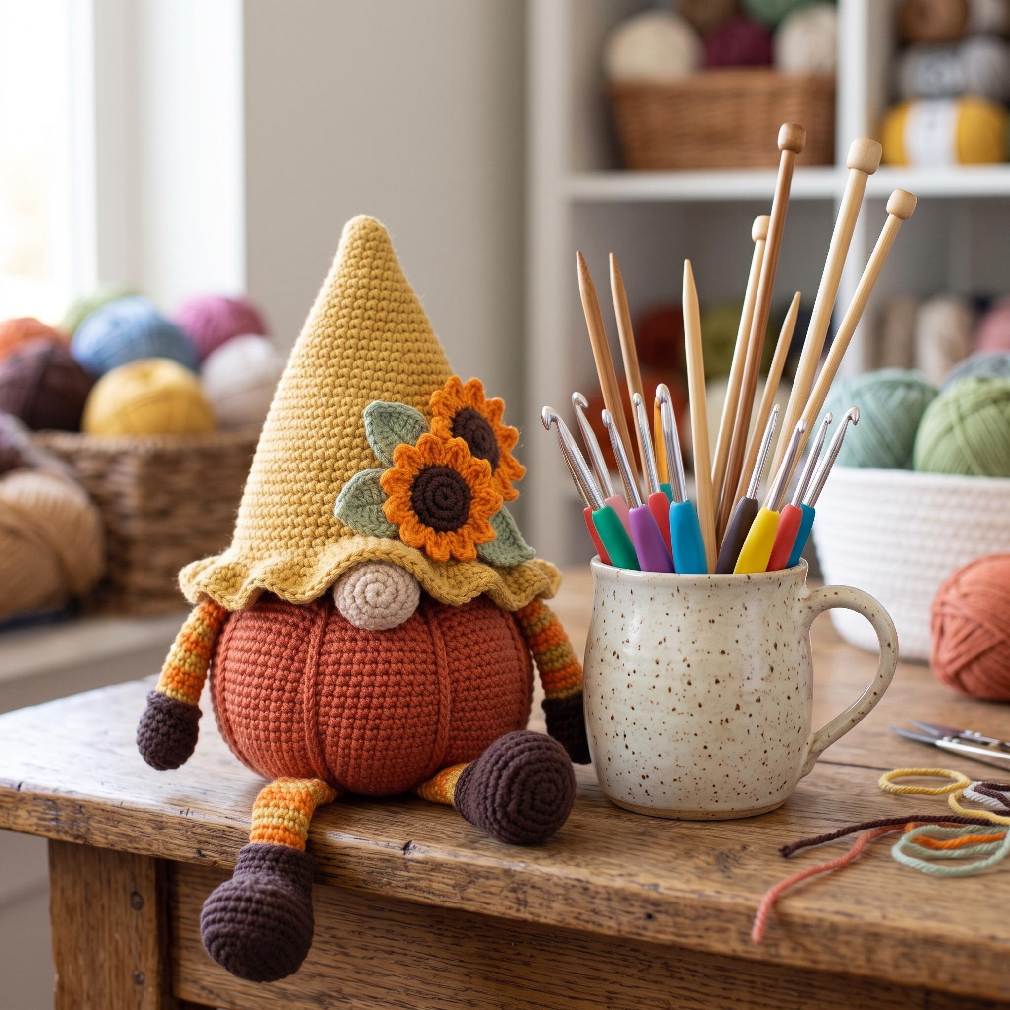 Crochet Pumpkin Gnome thumbnail 5