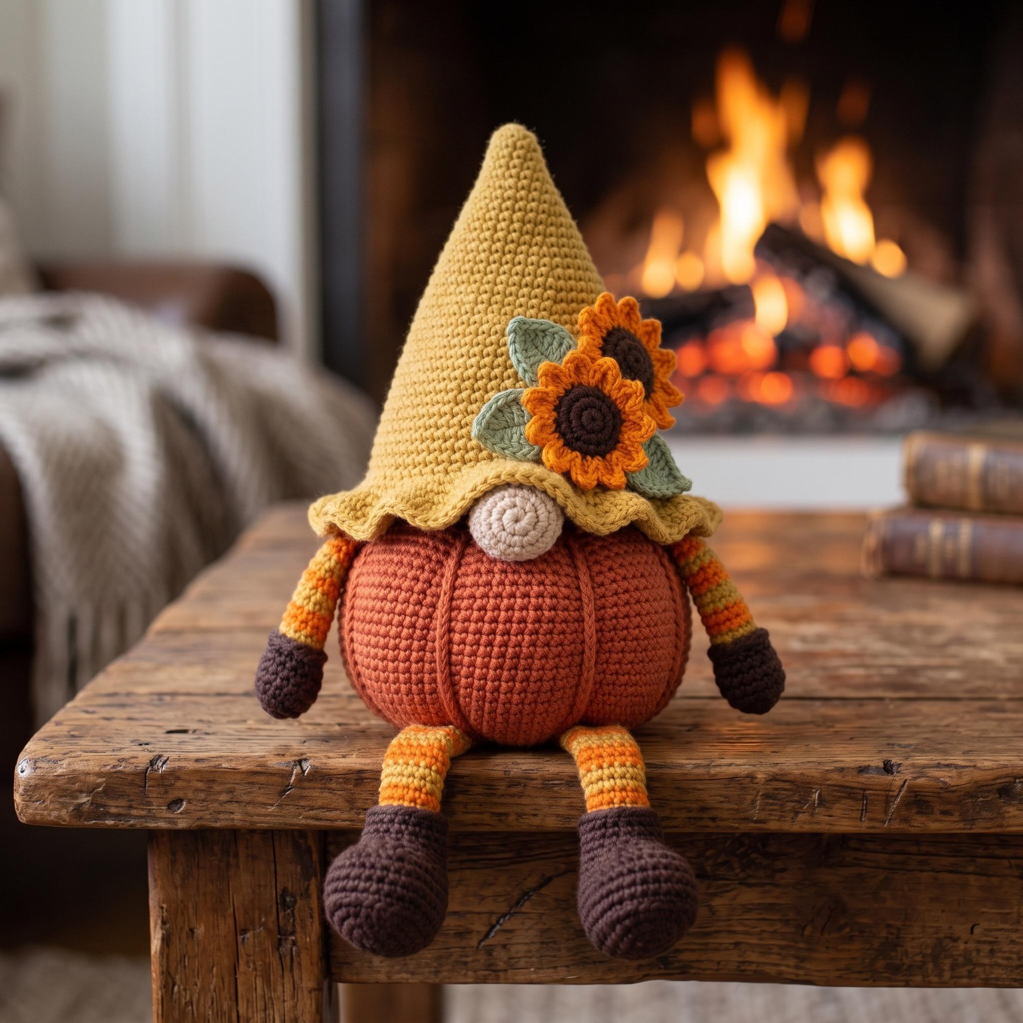 Crochet Pumpkin Gnome