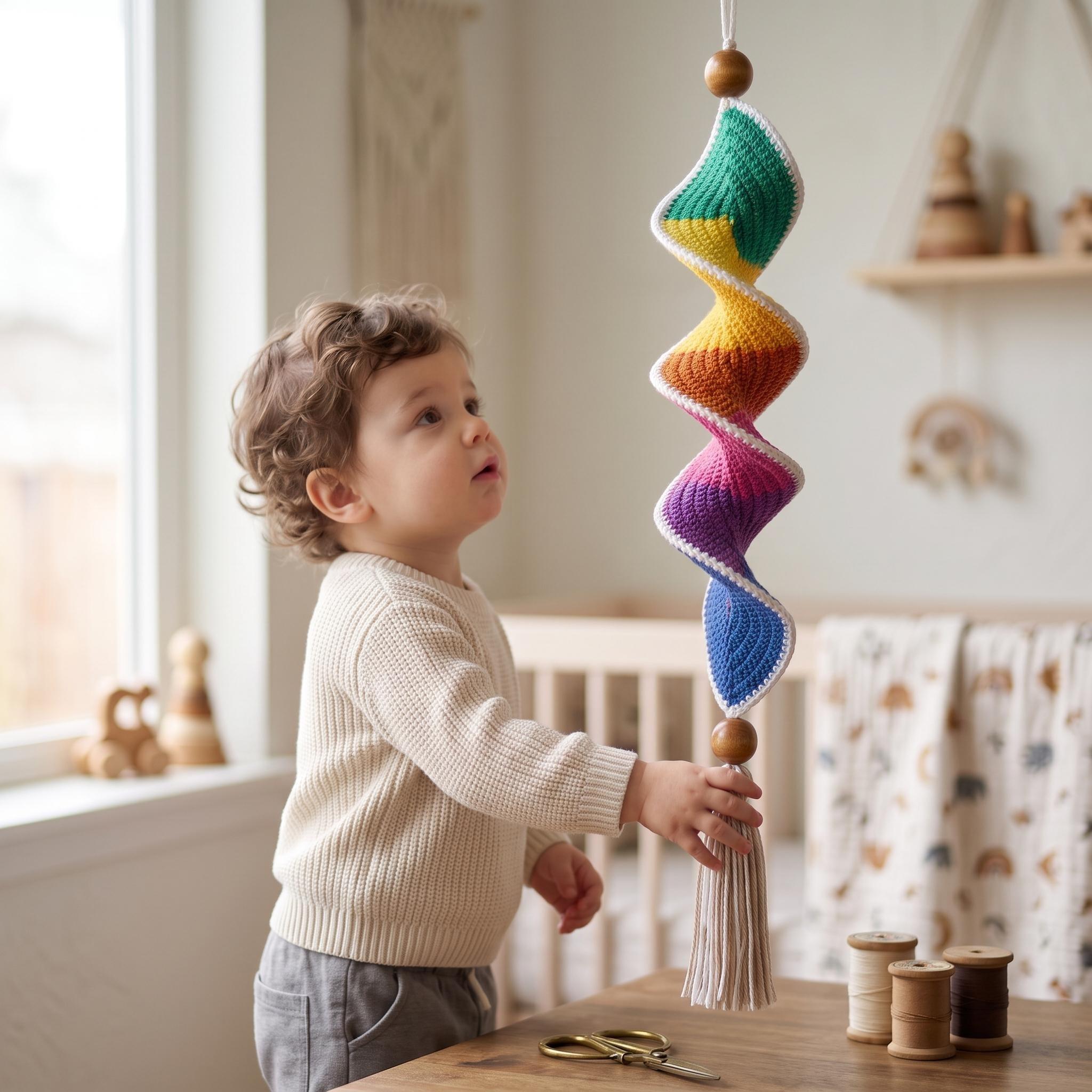 Crochet Wind Spinner thumbnail 2