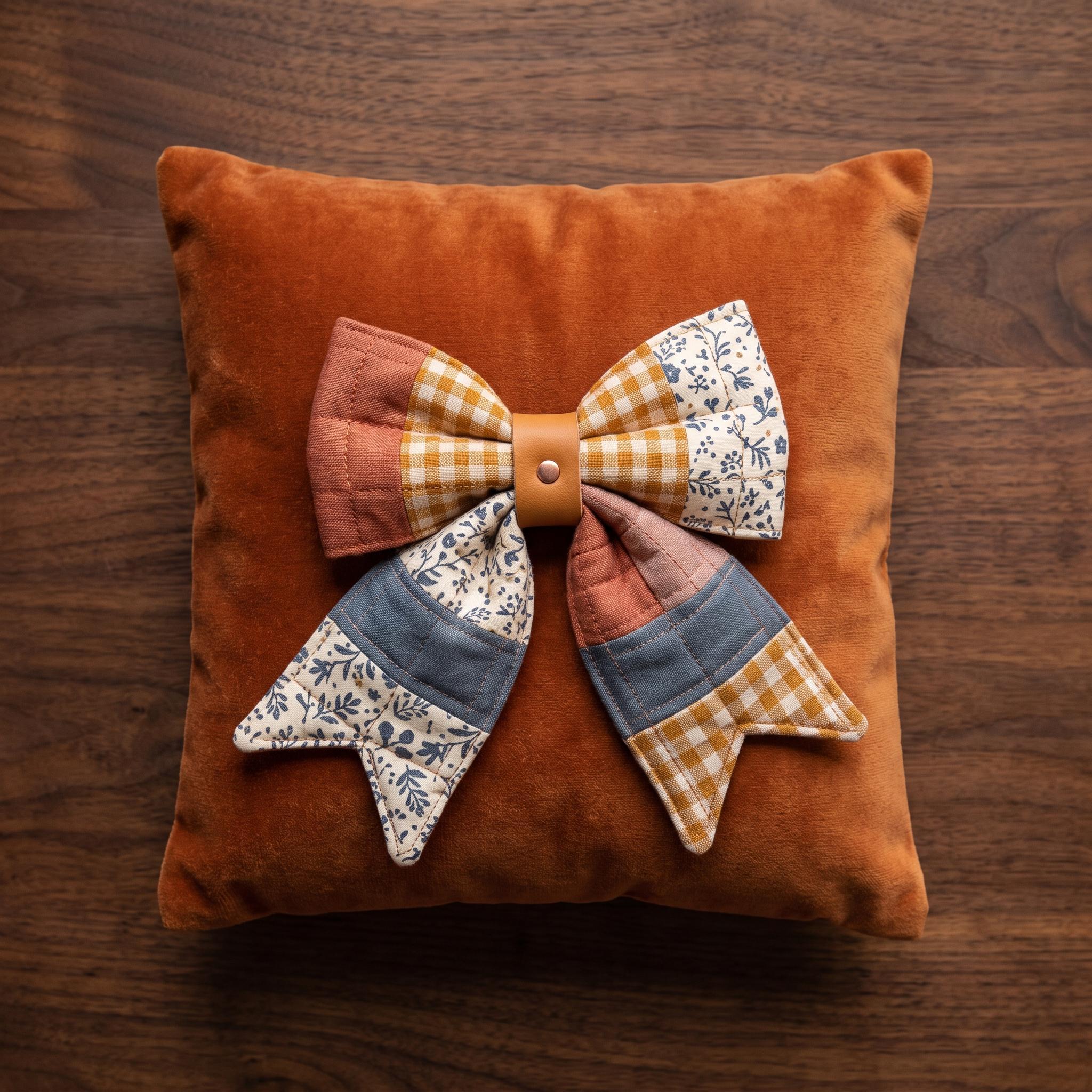 Patchwork Quilted Bows thumbnail 2