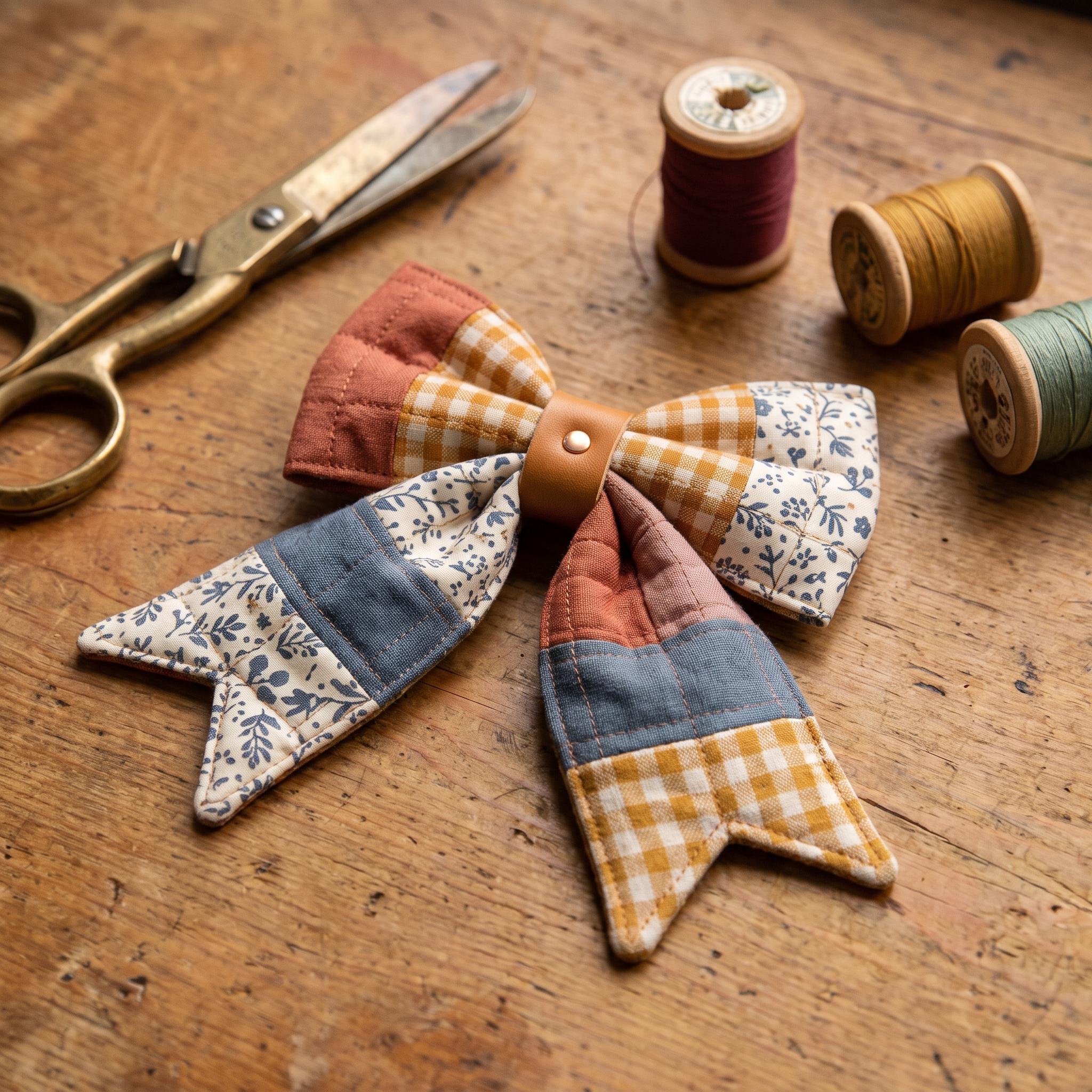 Patchwork Quilted Bows thumbnail 3