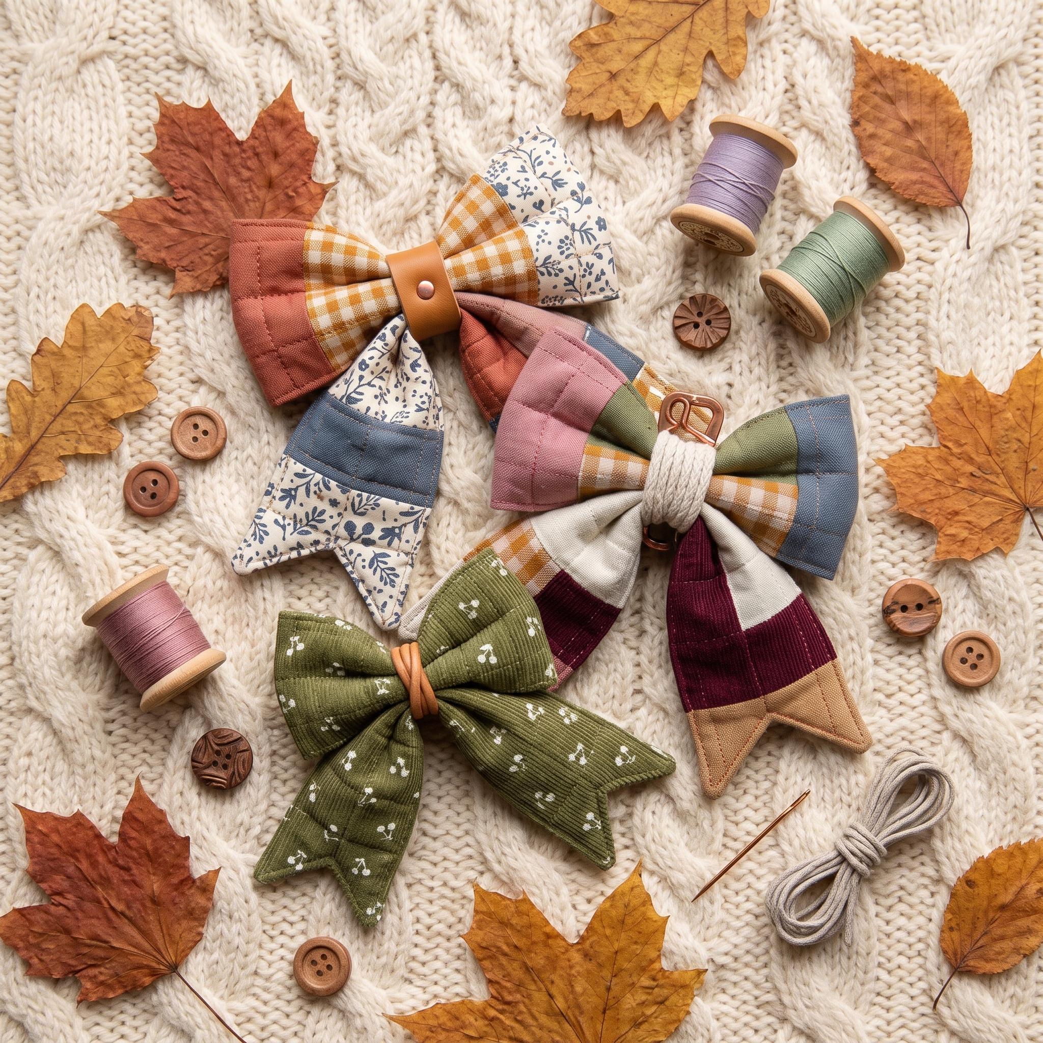 Patchwork Quilted Bows thumbnail 4