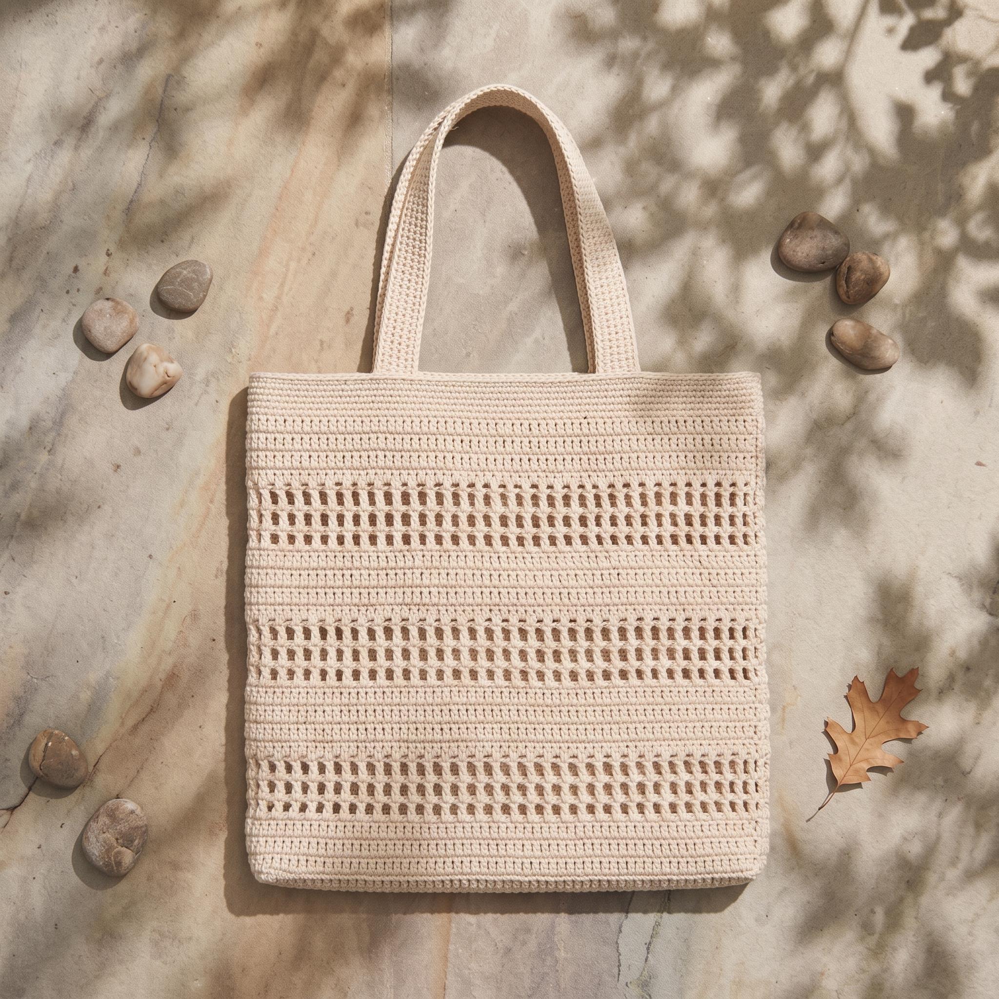 Crochet Mesh Market Tote — photo 1